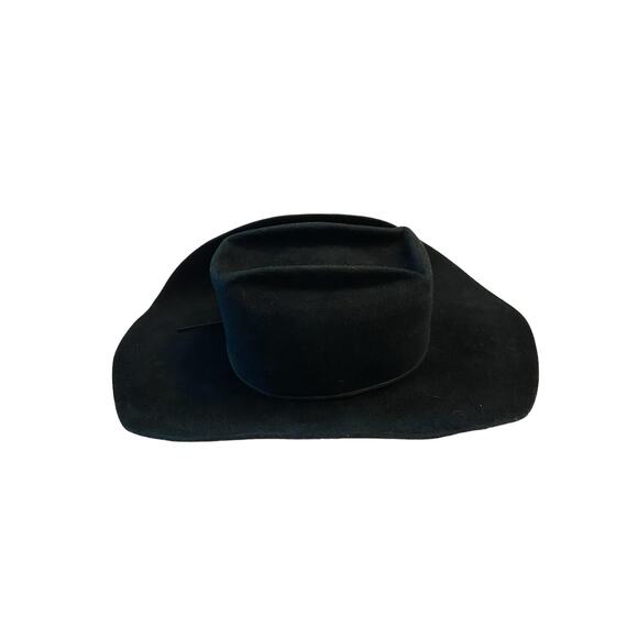 Gladys Tamez Millinery Classic Cowboy Western Hat Leather Band Cowgirl Sz S main image 10